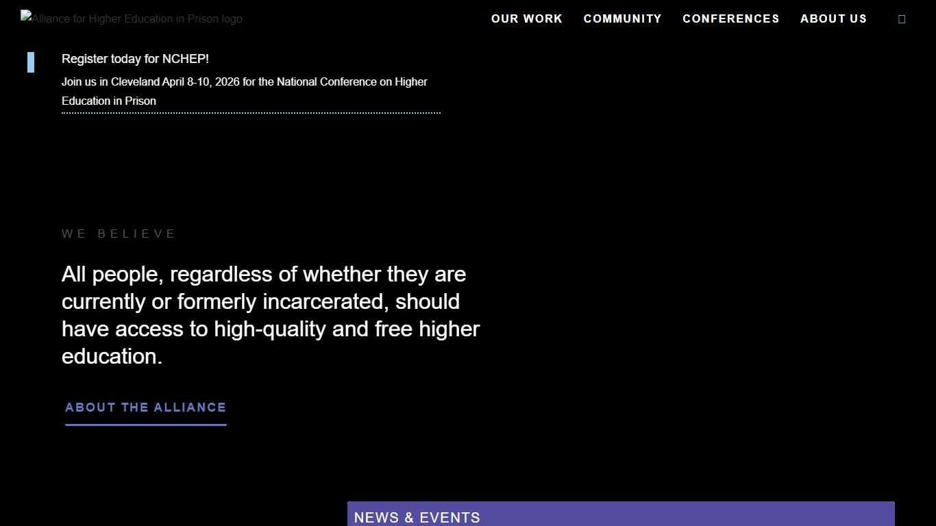 Alliance for Higher Education in Prison